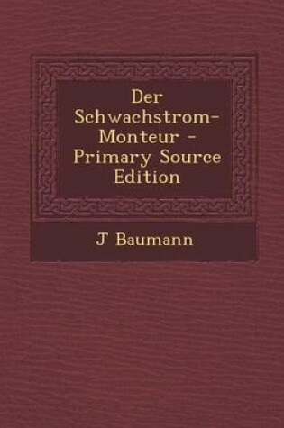 Cover of Der Schwachstrom-Monteur