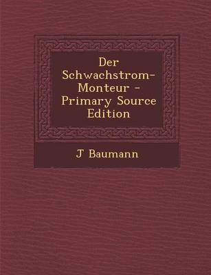 Book cover for Der Schwachstrom-Monteur