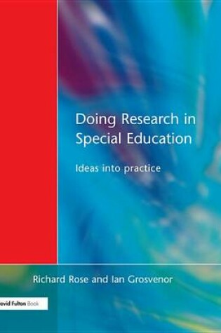 Cover of Doing Research in Special Education