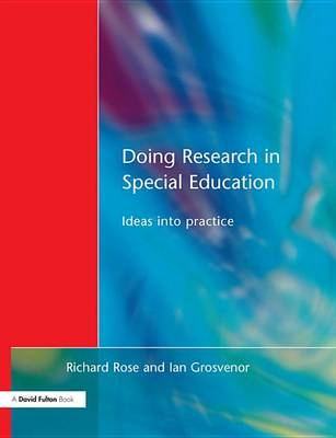 Book cover for Doing Research in Special Education