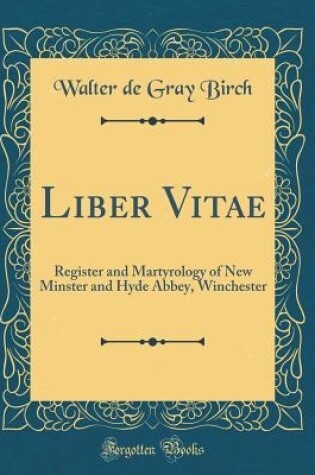 Cover of Liber Vitae