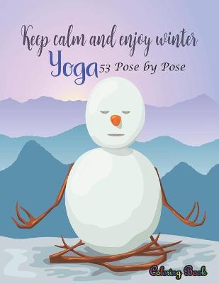 Book cover for Yoga 53 Pose by Pose Coloring Book