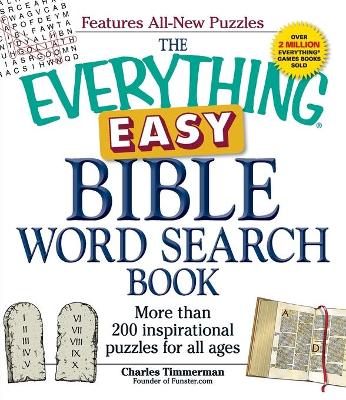 Book cover for The Everything Easy Bible Word Search Book