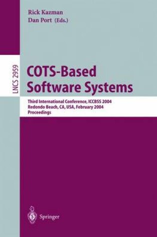 Cover of Cots-Based Software Systems