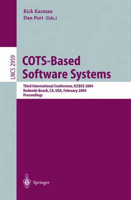 Book cover for Cots-Based Software Systems