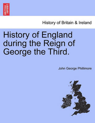 Book cover for History of England During the Reign of George the Third.