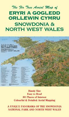 Book cover for The Fir Tree Aerial Map of Snowdonia & North West Wales