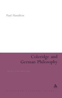 Book cover for Coleridge and German Philosophy