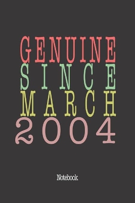 Book cover for Genuine Since March 2004