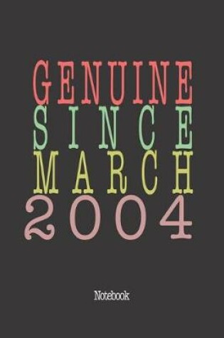 Cover of Genuine Since March 2004