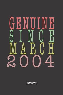 Book cover for Genuine Since March 2004