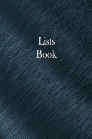 Cover of Lists Book