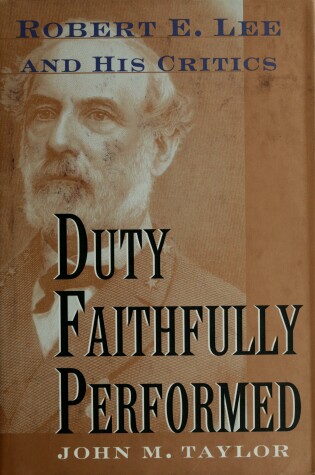 Cover of Duty Faithfully Performed