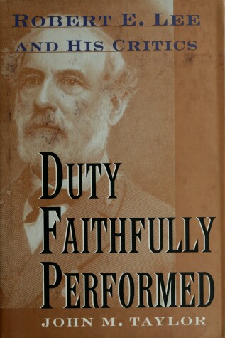 Book cover for Duty Faithfully Performed