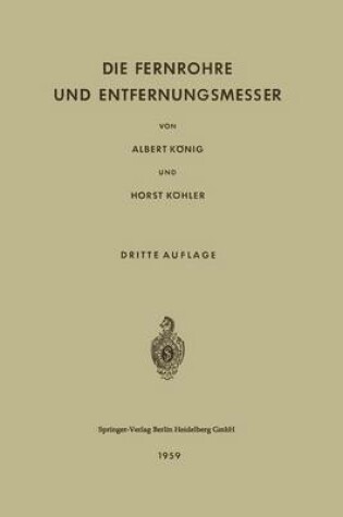 Cover of Die Fernrohre und Entfernungsmesser