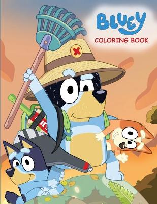 Cover of Bluey Coloring Book