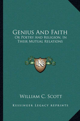 Cover of Genius and Faith