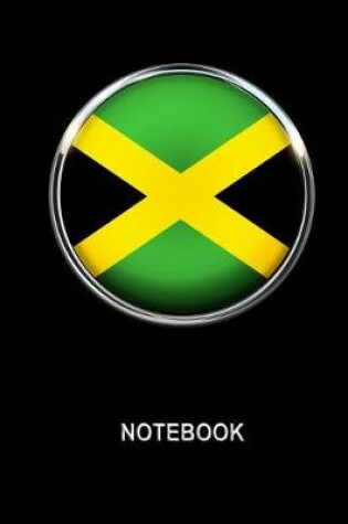 Cover of Notebook. Jamaica Flag Cover. Composition Notebook. College Ruled. 8.5 x 11. 120 Pages.