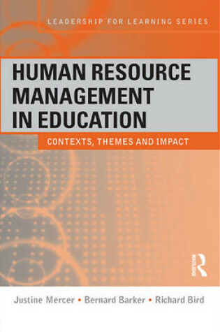 Cover of Human Resource Management in Education