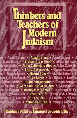 Book cover for Thinkers and Teachers of Modern Judaism