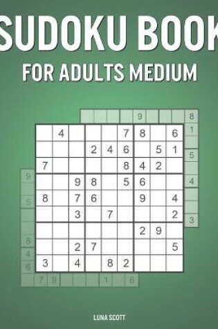 Cover of Sudoku Book For Adults Medium