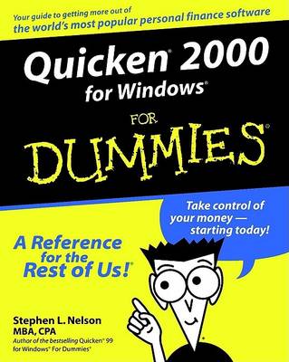 Book cover for Quicken 2000 for Dummies