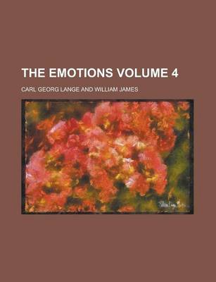 Book cover for The Emotions Volume 4