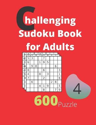 Book cover for Challenging Sudoku Book for Adults Volume 4