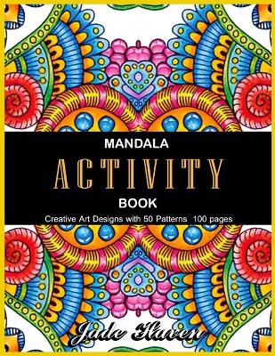 Book cover for mandala activity book