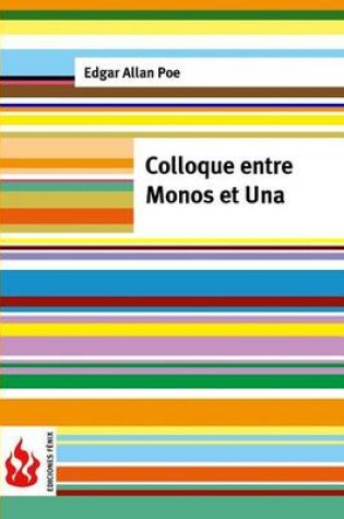 Cover of Colloque entre Monos et Una