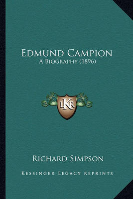 Book cover for Edmund Campion Edmund Campion