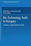 Book cover for Bio-Technology Audit in Hungary