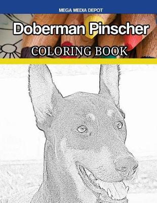 Book cover for Doberman Pinscher Coloring Book