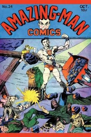 Cover of Amazing Man Comics #24