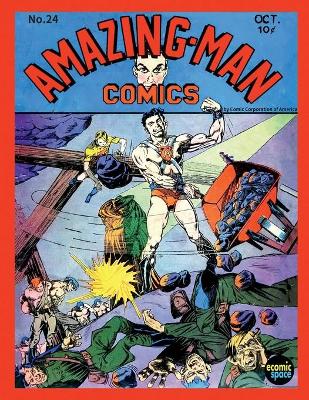 Book cover for Amazing Man Comics #24