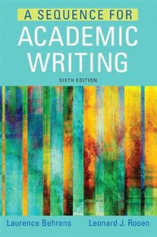 Cover of A Sequence for Academic Writing (Subscription)