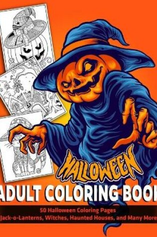 Cover of Halloween Adult Coloring Book