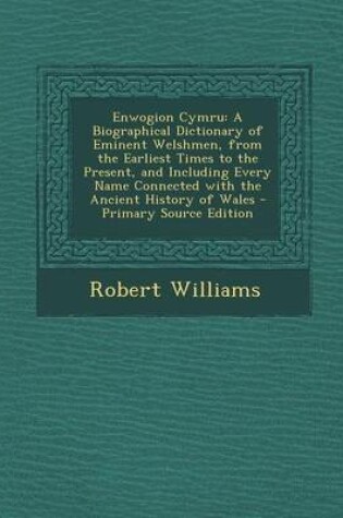 Cover of Enwogion Cymru