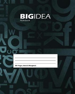 Book cover for Big Idea School, Write-in, Composition, Large Size 8 x 10 In, Notebook (Dark Blue)