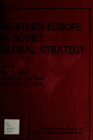 Cover of Western Europe In Soviet Global Strategy