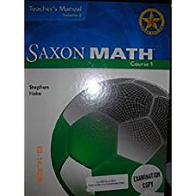 Cover of Saxon Math Course 1 Texas