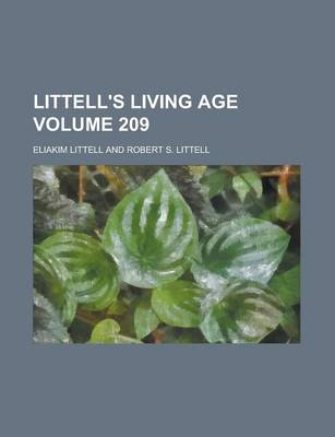 Book cover for Littell's Living Age Volume 209