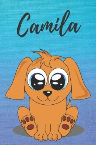 Cover of Camila dog coloring book / notebook / journal / diary