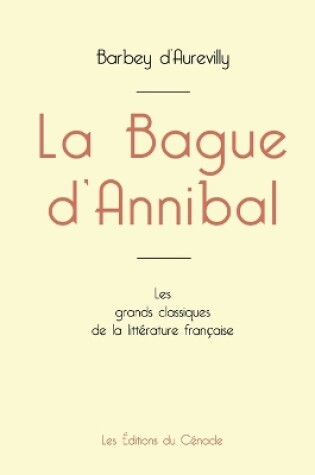 Cover of La Bague d'Annibal de Barbey d'Aurevilly (�dition grand format)