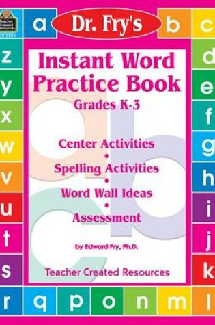 Cover of Instant Word Practice Book by Dr. Fry