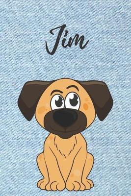 Book cover for personalisiertes Notizbuch Hunde / Malbuch / Tagebuch / Journal / DIN A5 / Geschenk Jim