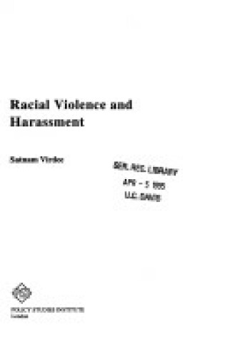 Cover of Racial Violence and Harassment