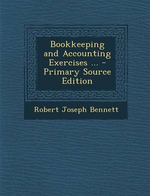 Book cover for Bookkeeping and Accounting Exercises ... - Primary Source Edition