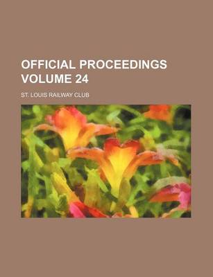 Book cover for Official Proceedings Volume 24