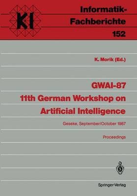 Book cover for Gwai-87. 11th German Workshop on Artifical Intelligence